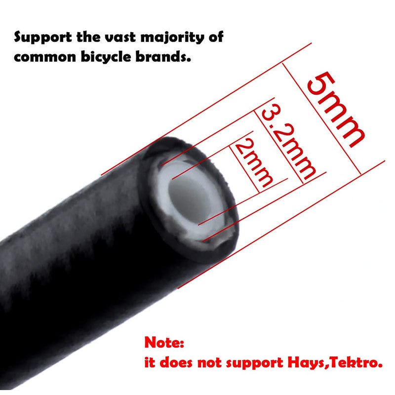 Farbetter 10000mm/ 32.8ft x 5.0mm Bike Brake Hydraulic Hose Bicycle Hydraulic Disc Brake Hose 10000PSI Universal - Image 3
